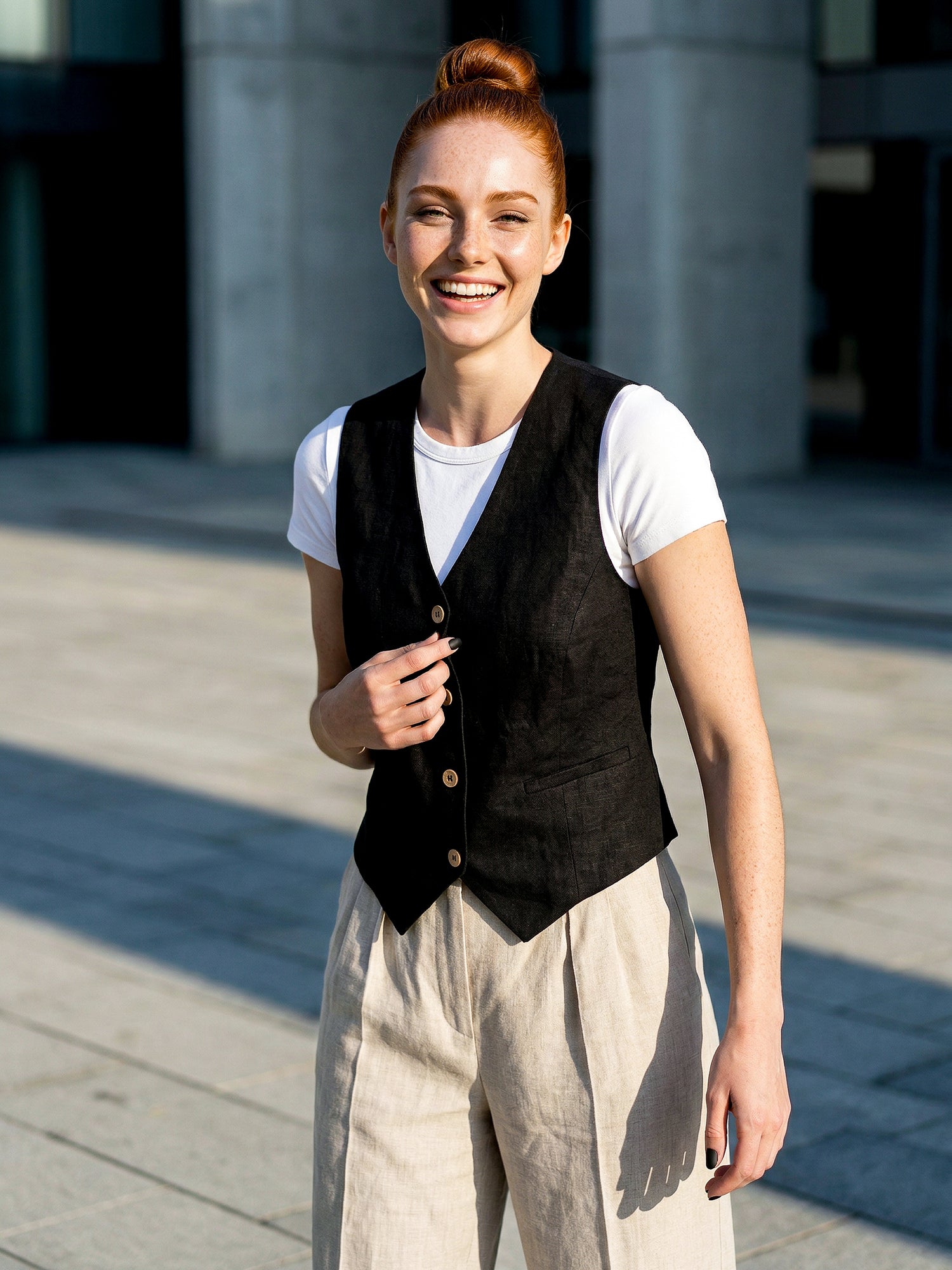 Figa Leinenweste