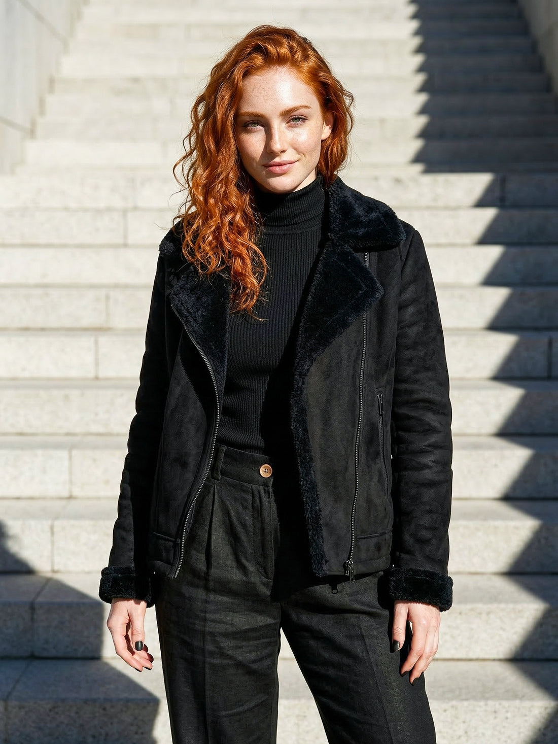 Vegan Shearling Jacket